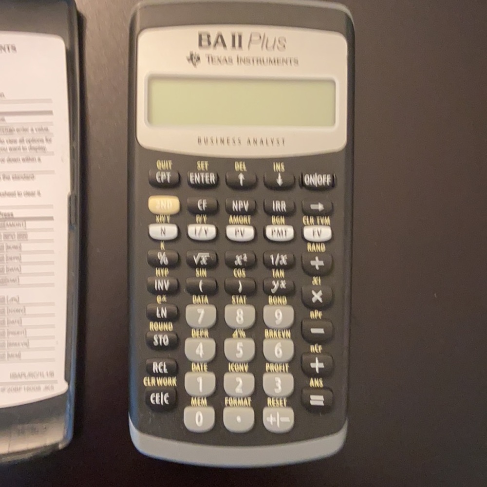Financial Calculator TEXAS Instruments BA ll plus - Picture 4 of 5